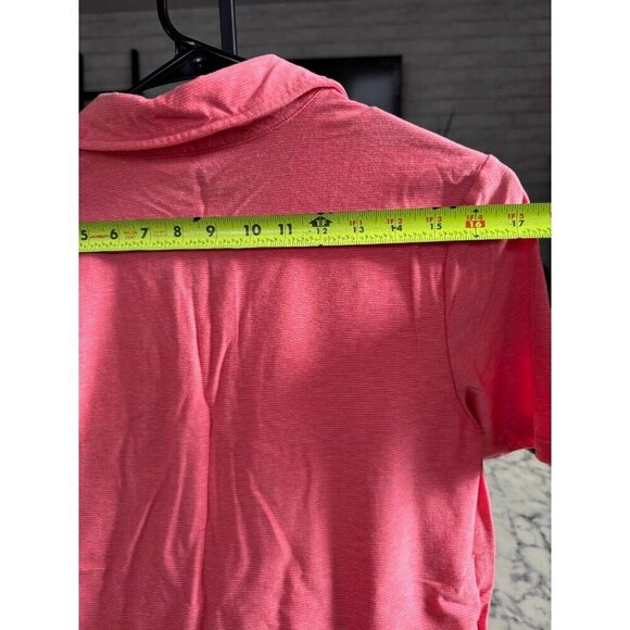 Vineyard Vines Boys Coral Seawall Solid Edgartown Polo Kids Size Large - Picture 3 of 6